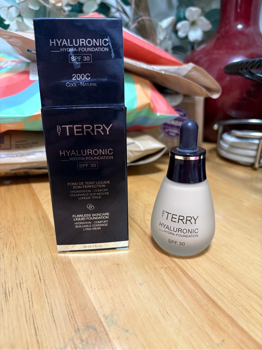 By Terry Hyaluronic Hydra Foundation SPF30, 200C, Full Sz 1oz, BNIB, AUTHENTIC